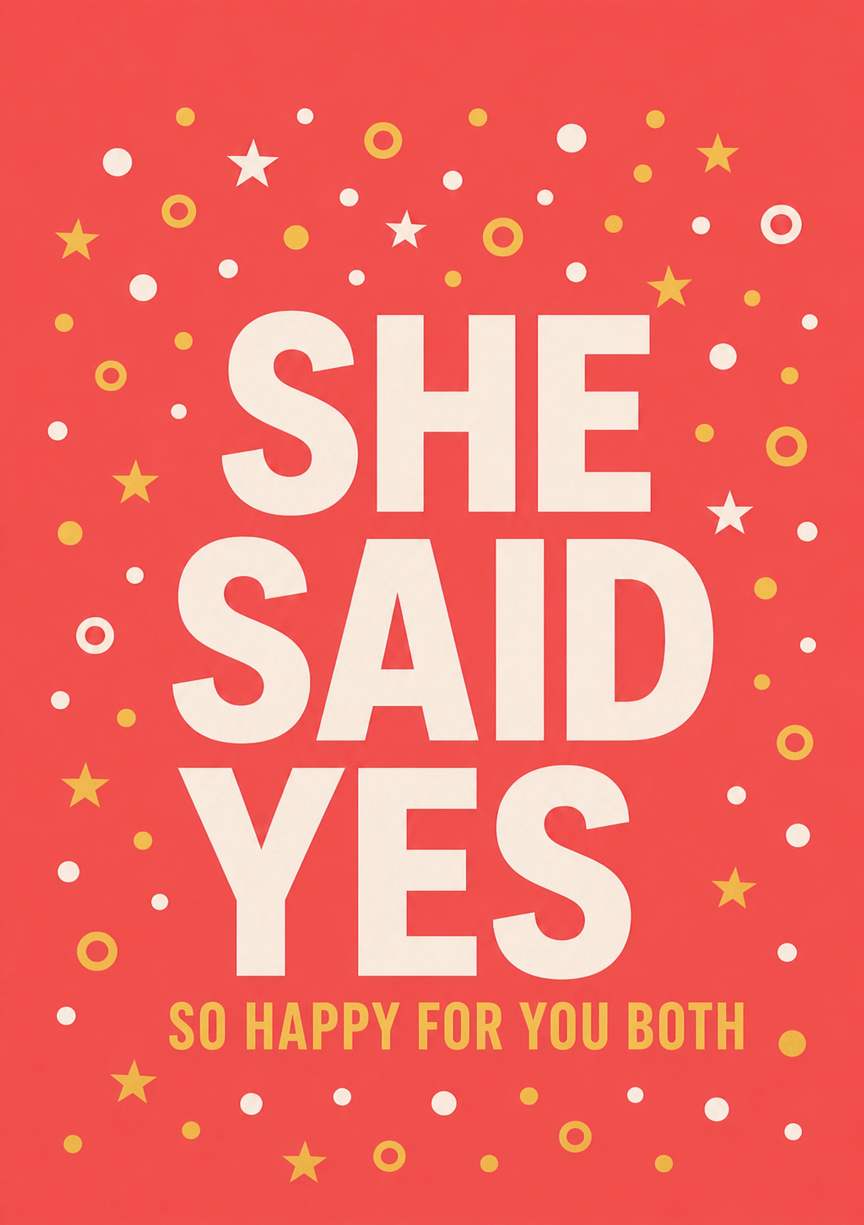 Engagement - Personalised Card