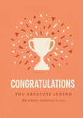 Load image into Gallery viewer, Congratulations - Personalised Card — with punch holes
