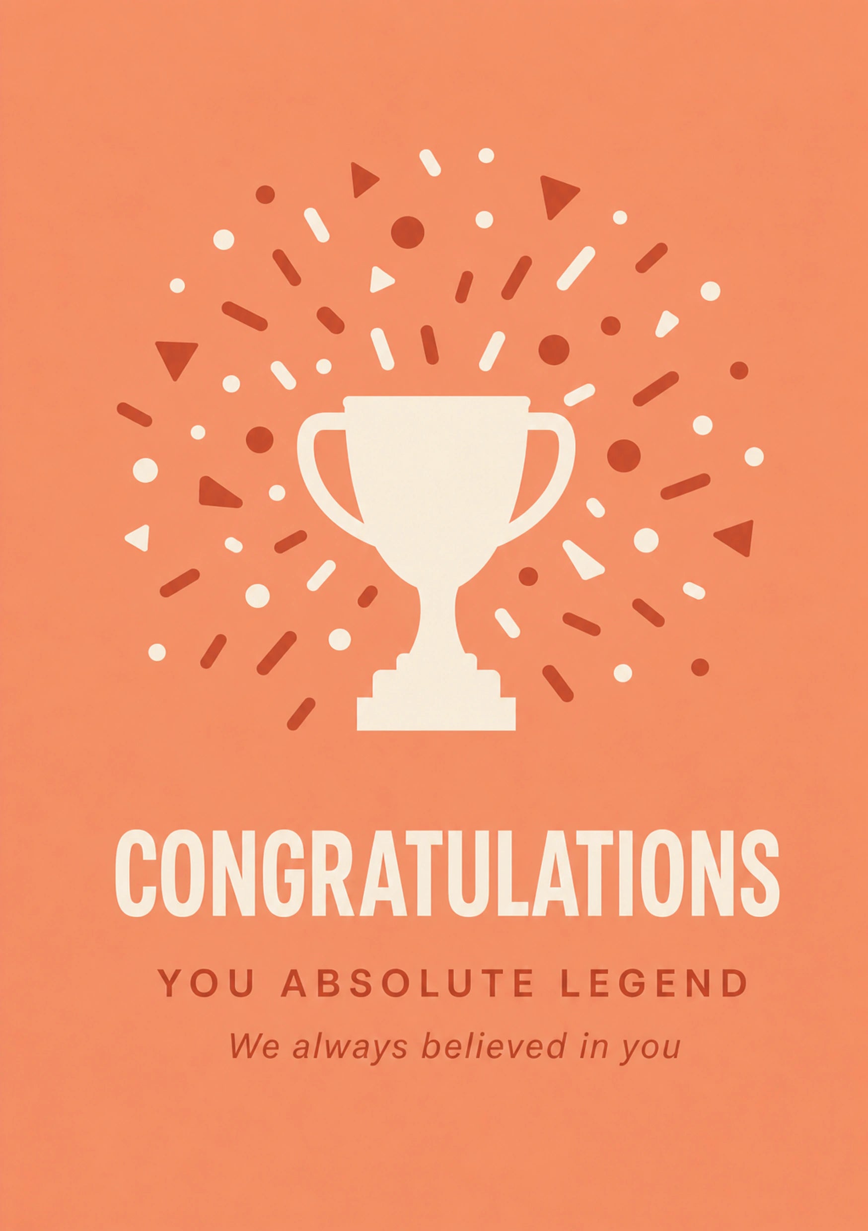 Congratulations - Personalised Card
