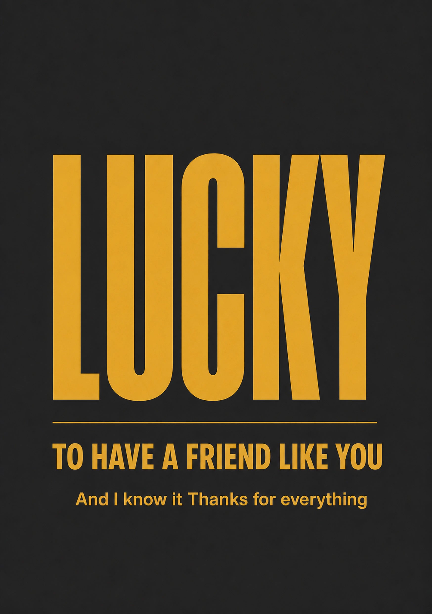 Friendship - Personalised Card — with punch holes