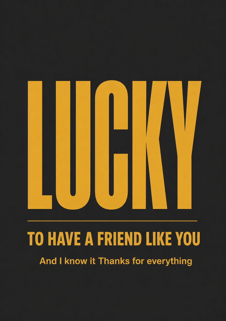 Friendship - Personalised Card