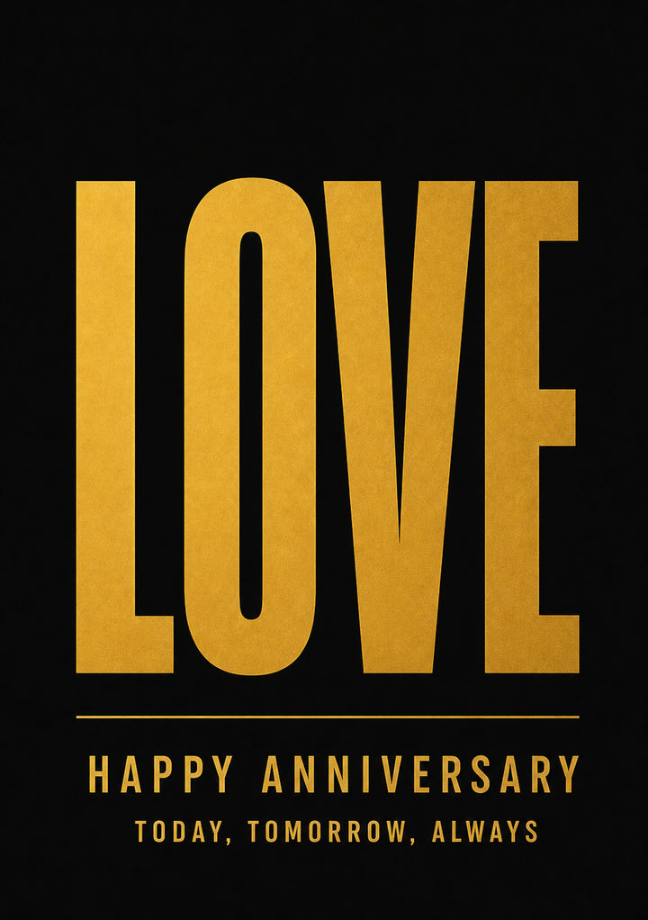 Anniversary - Personalised Card