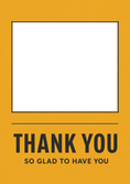 Load image into Gallery viewer, Thank You - Personalised Card — with punch holes
