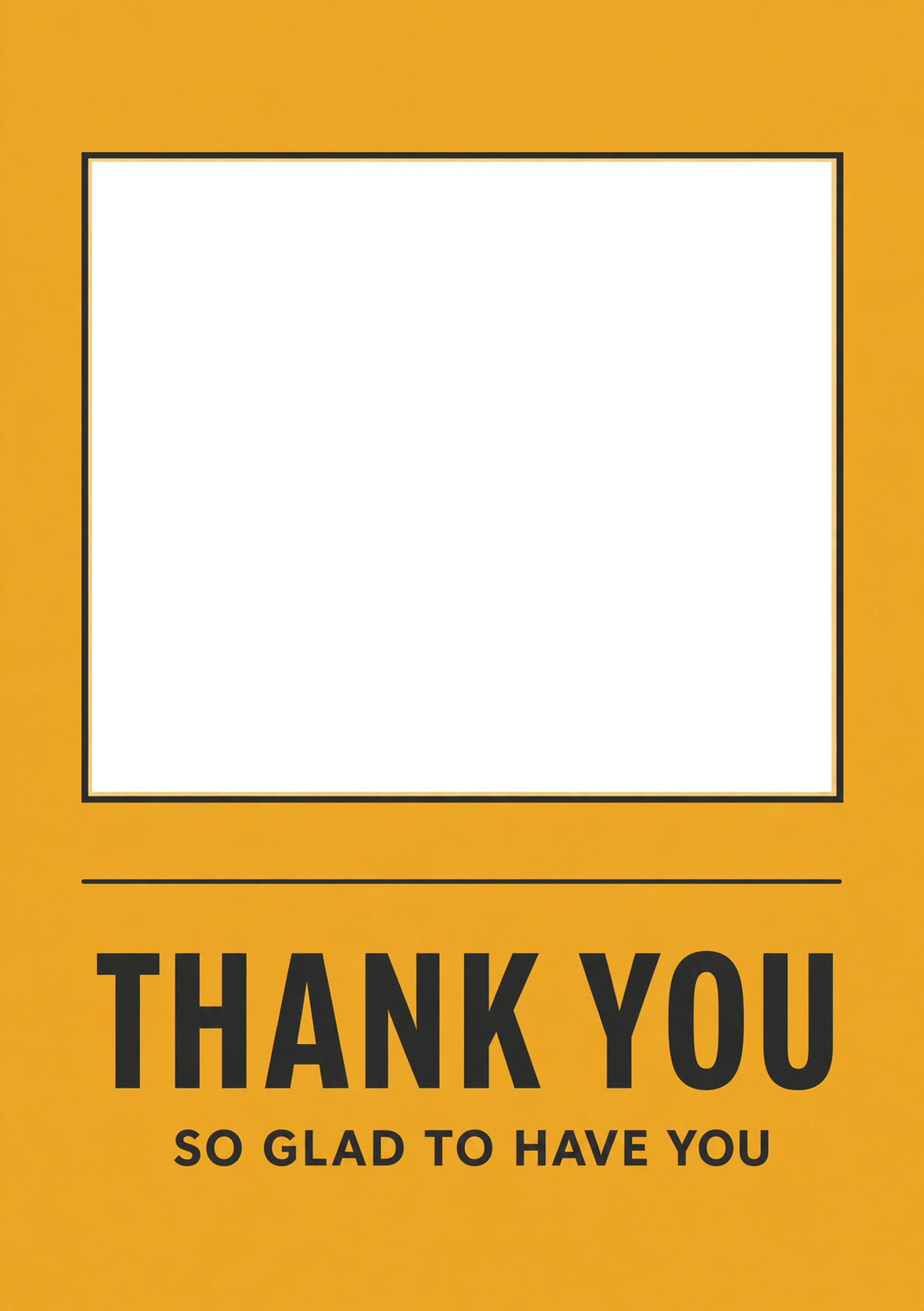 Thank You - Personalised Card — with punch holes