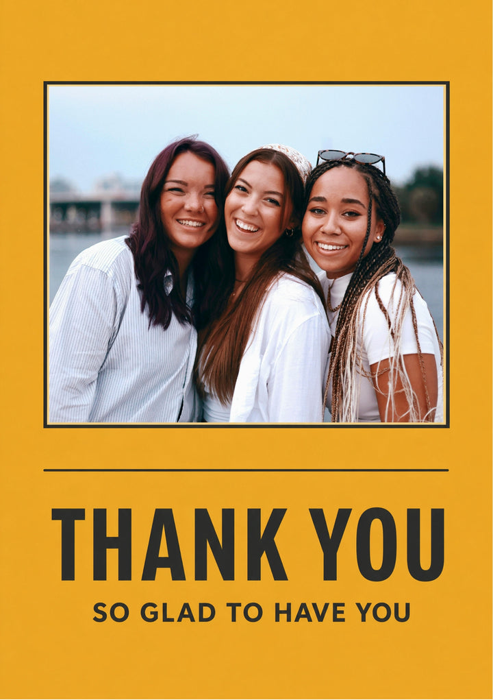 Thank You - Personalised Card