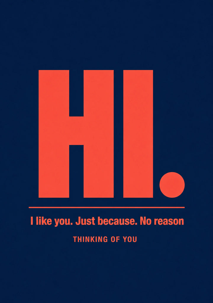 Just Because - Personalised Card