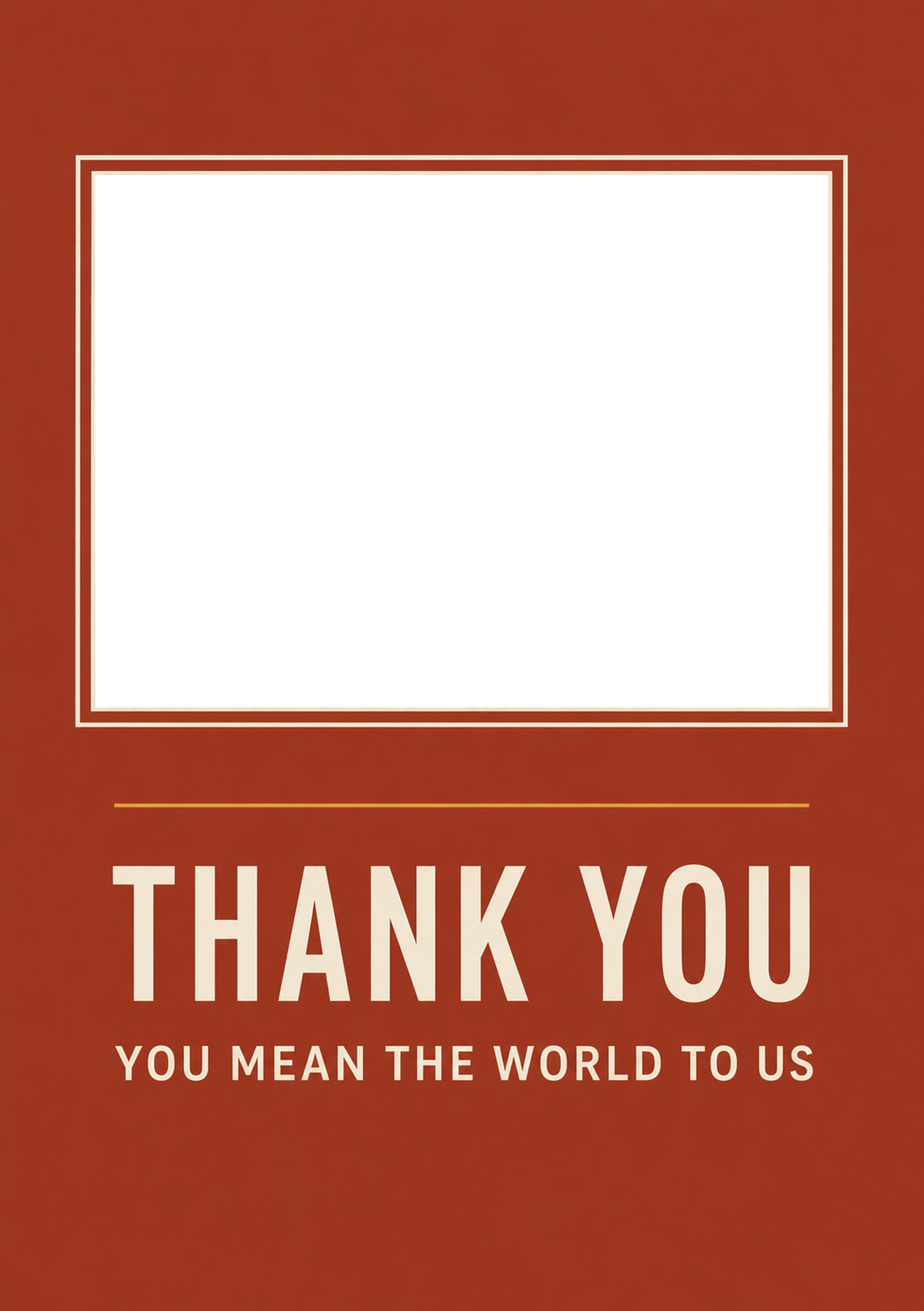 Thank You - Personalised Card