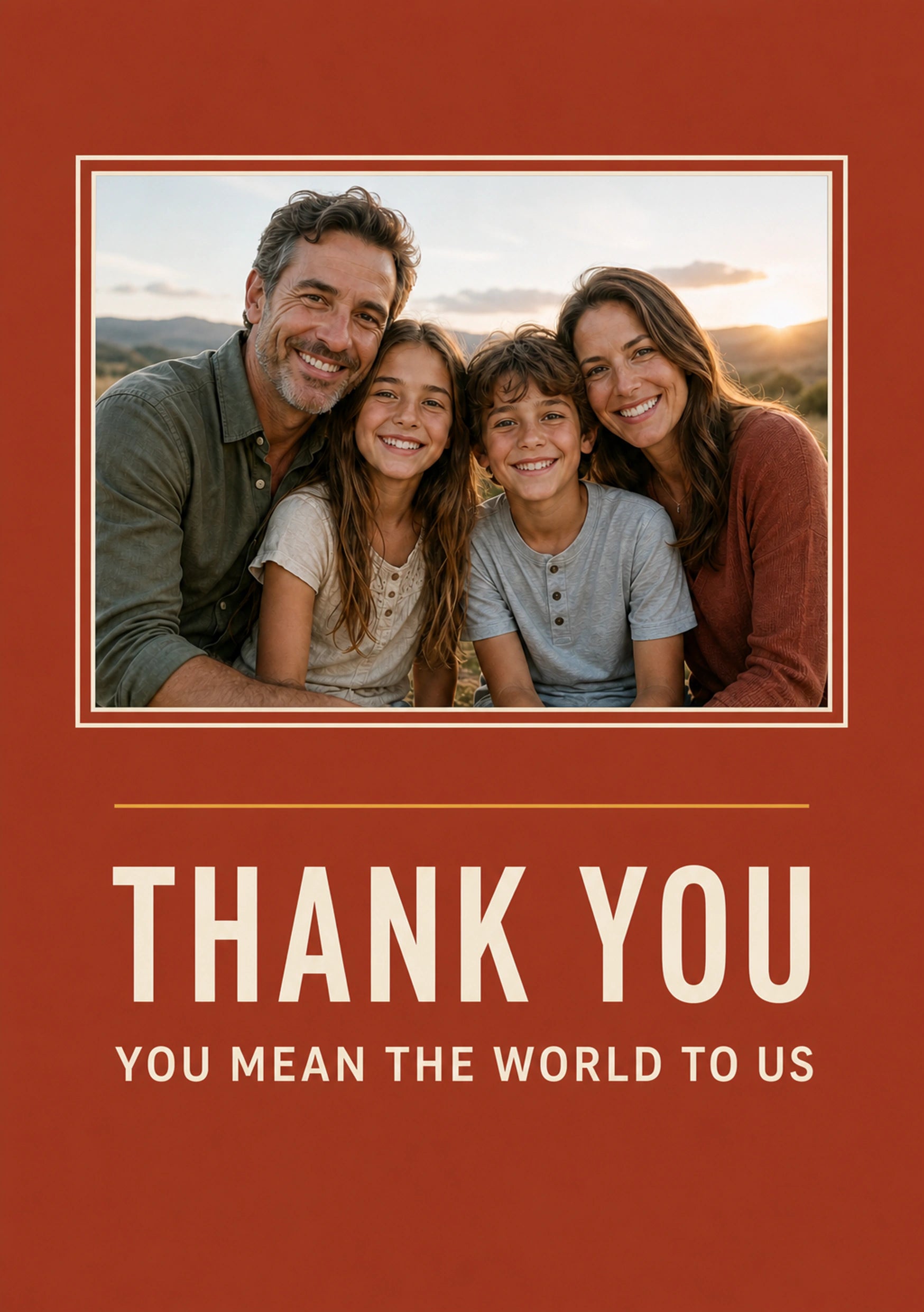 Thank You - Personalised Card