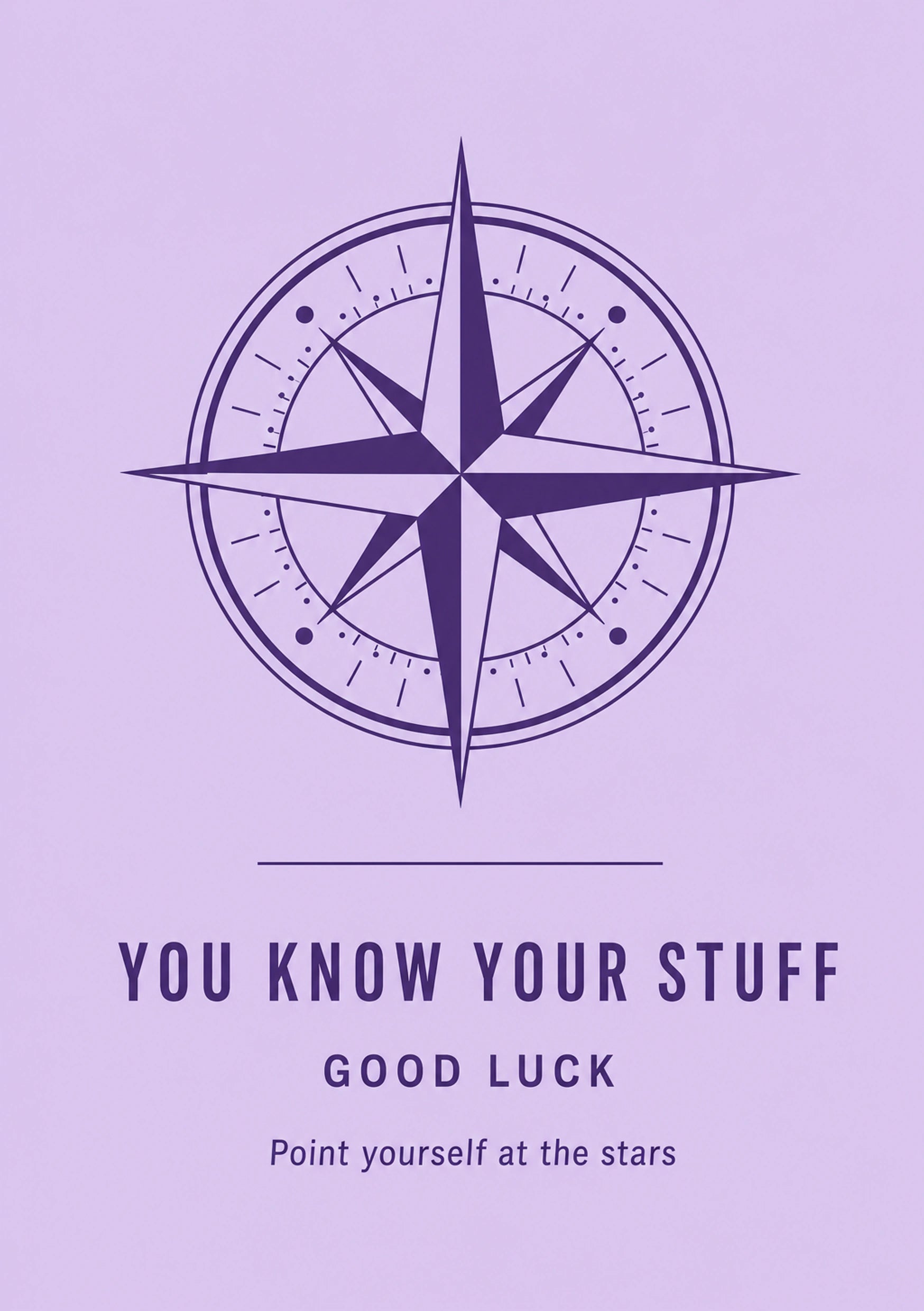 Exams - Personalised Card — with punch holes