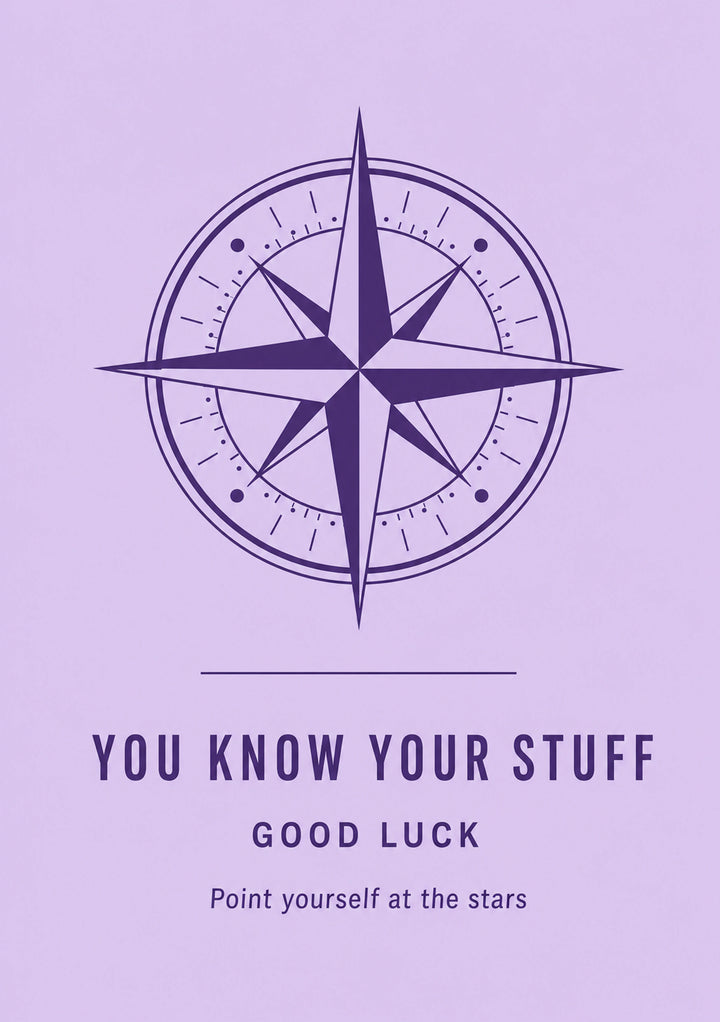 Exams - Personalised Card — with punch holes