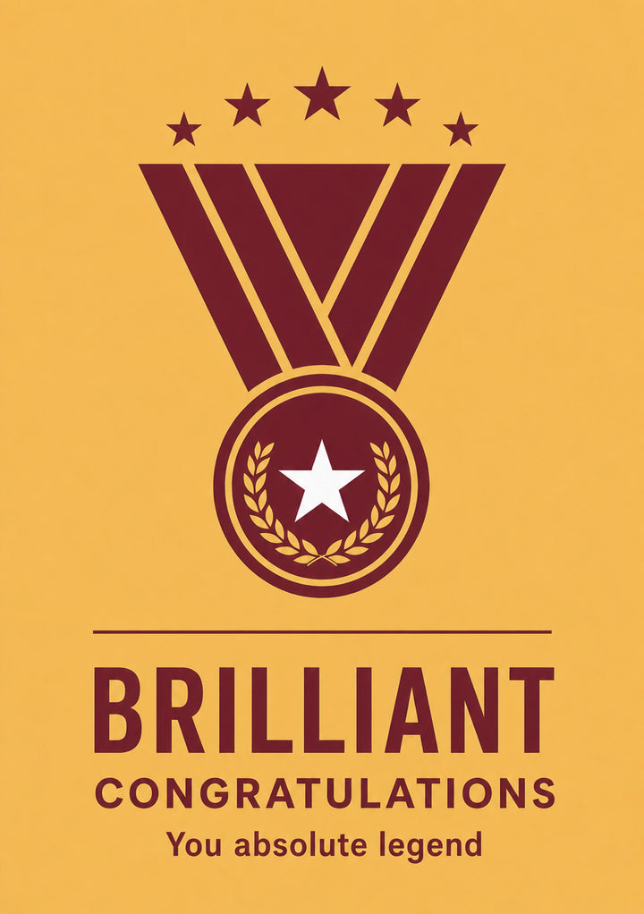 Congratulations - Personalised Card