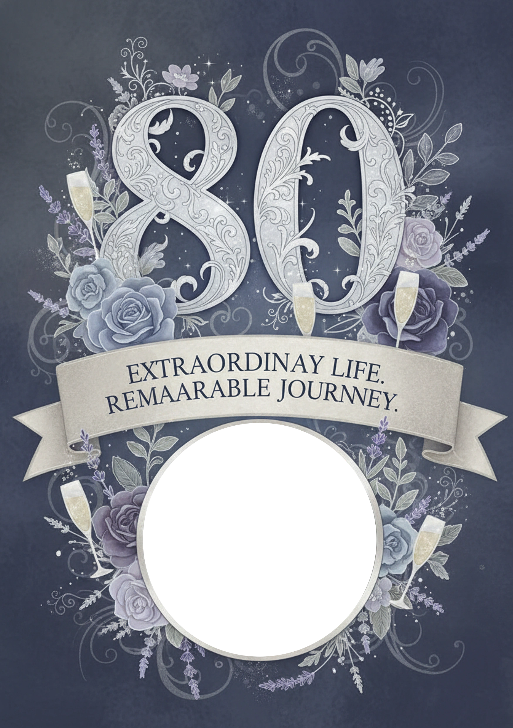 Magical Year Begins - Custom Card — blank frame