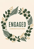 Load image into Gallery viewer, Engagement - Personalised Card — with punch holes
