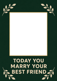 Load image into Gallery viewer, Wedding - Personalised Card — with punch holes
