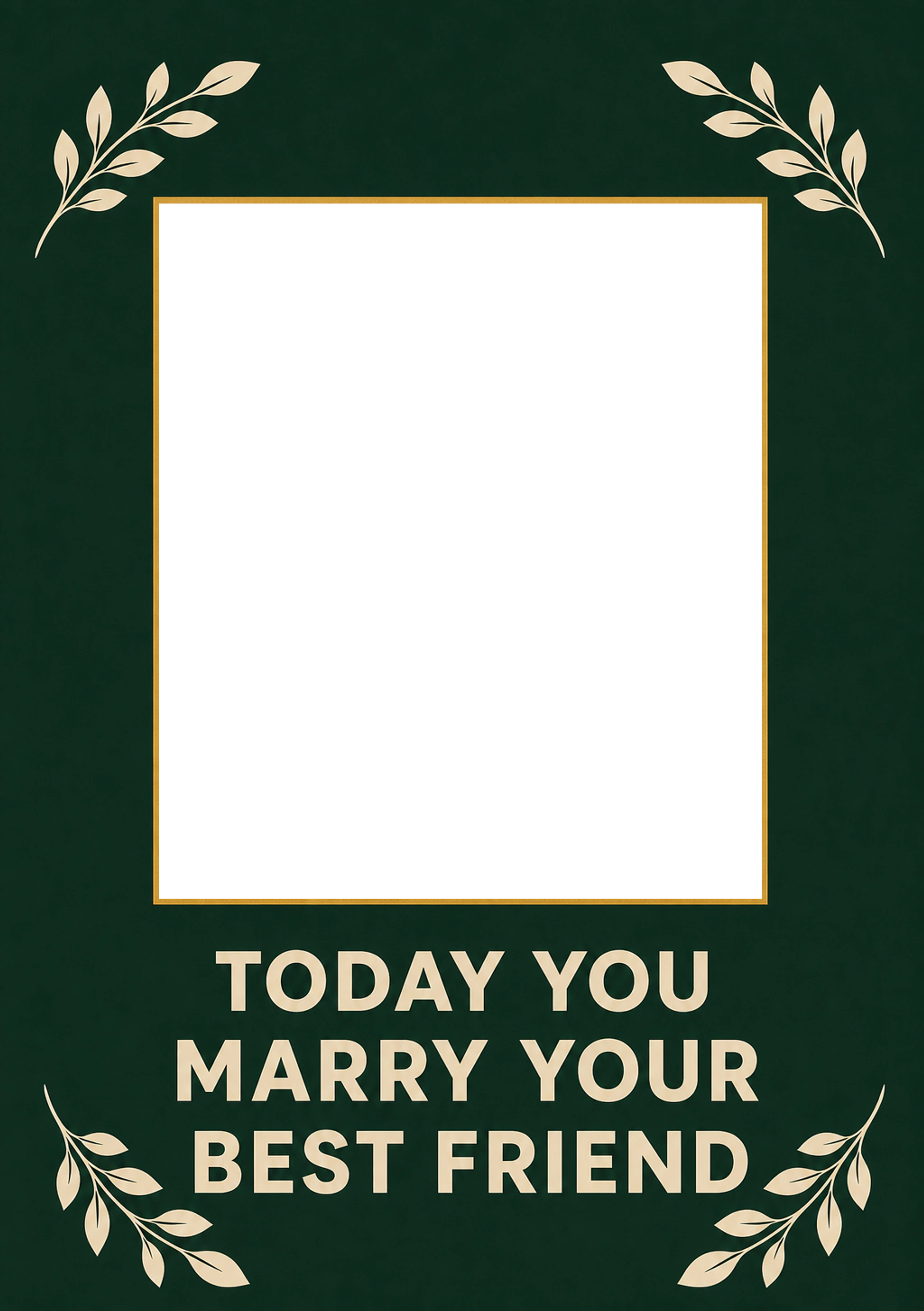 Wedding - Personalised Card — with punch holes