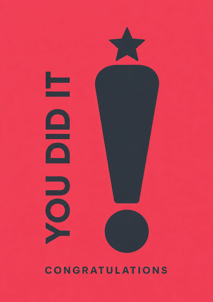 Congratulations - Personalised Card