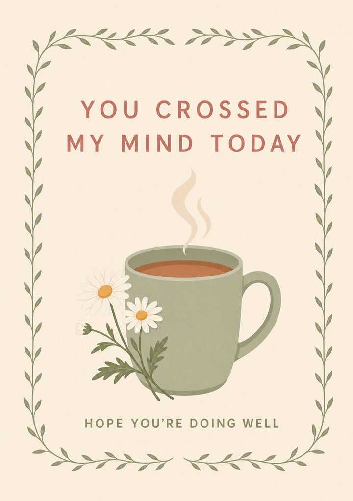 Thinking Of You - Personalised Card