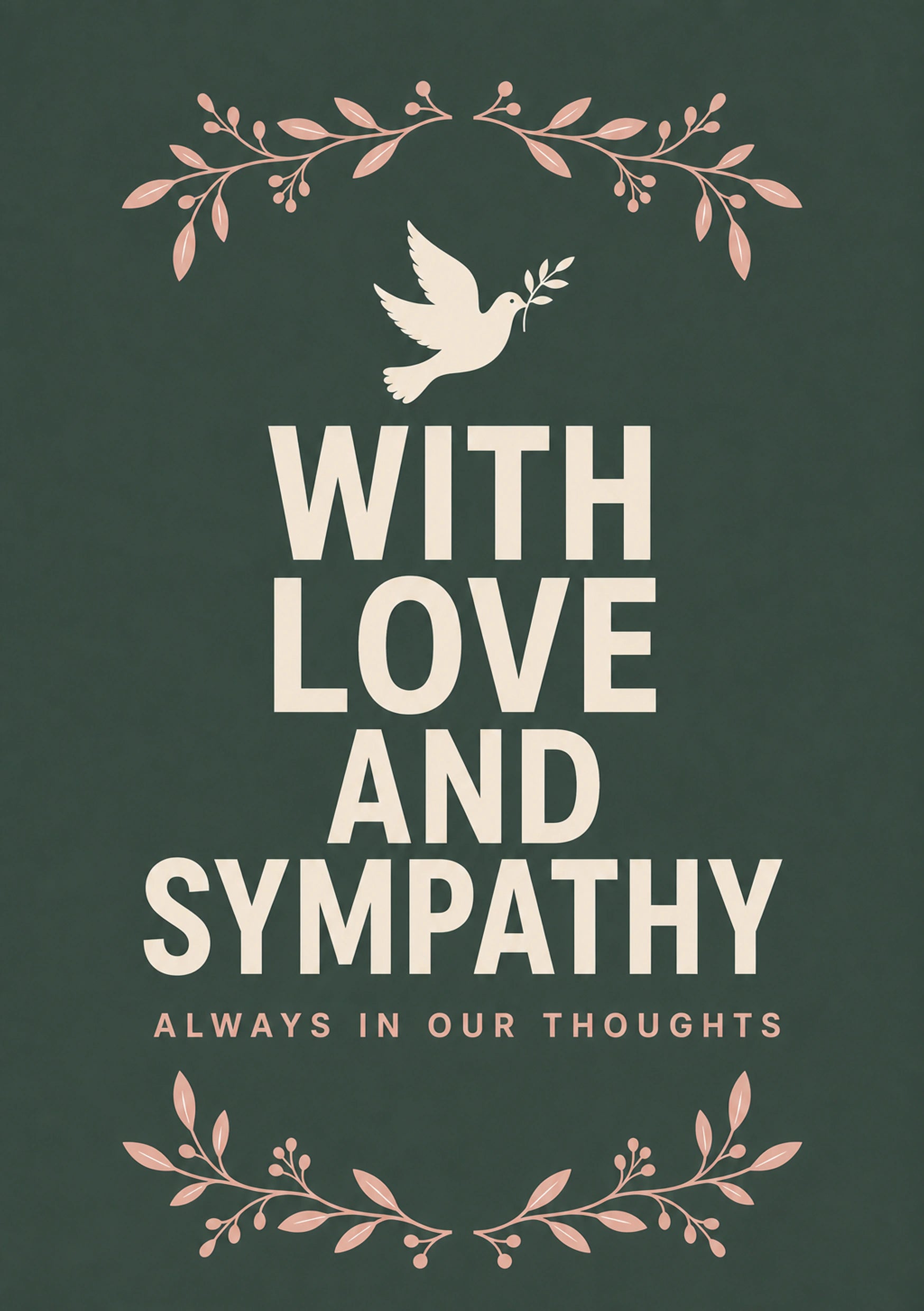 Sympathy - Personalised Card