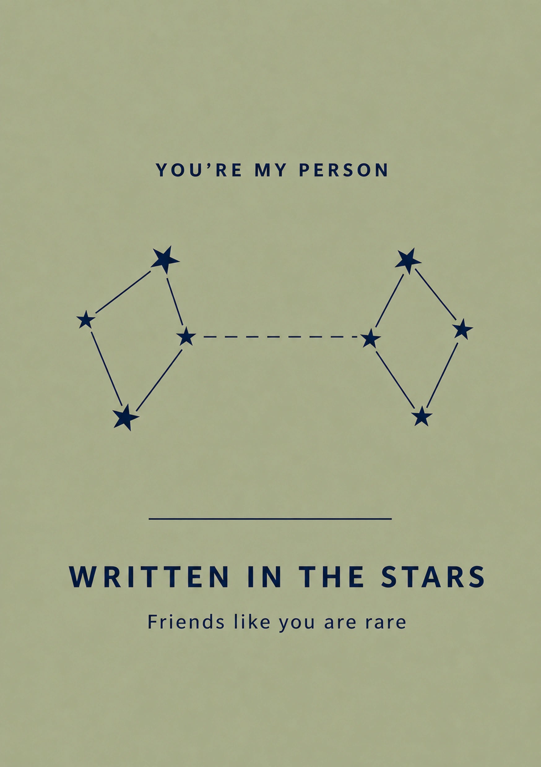 Friendship - Personalised Card