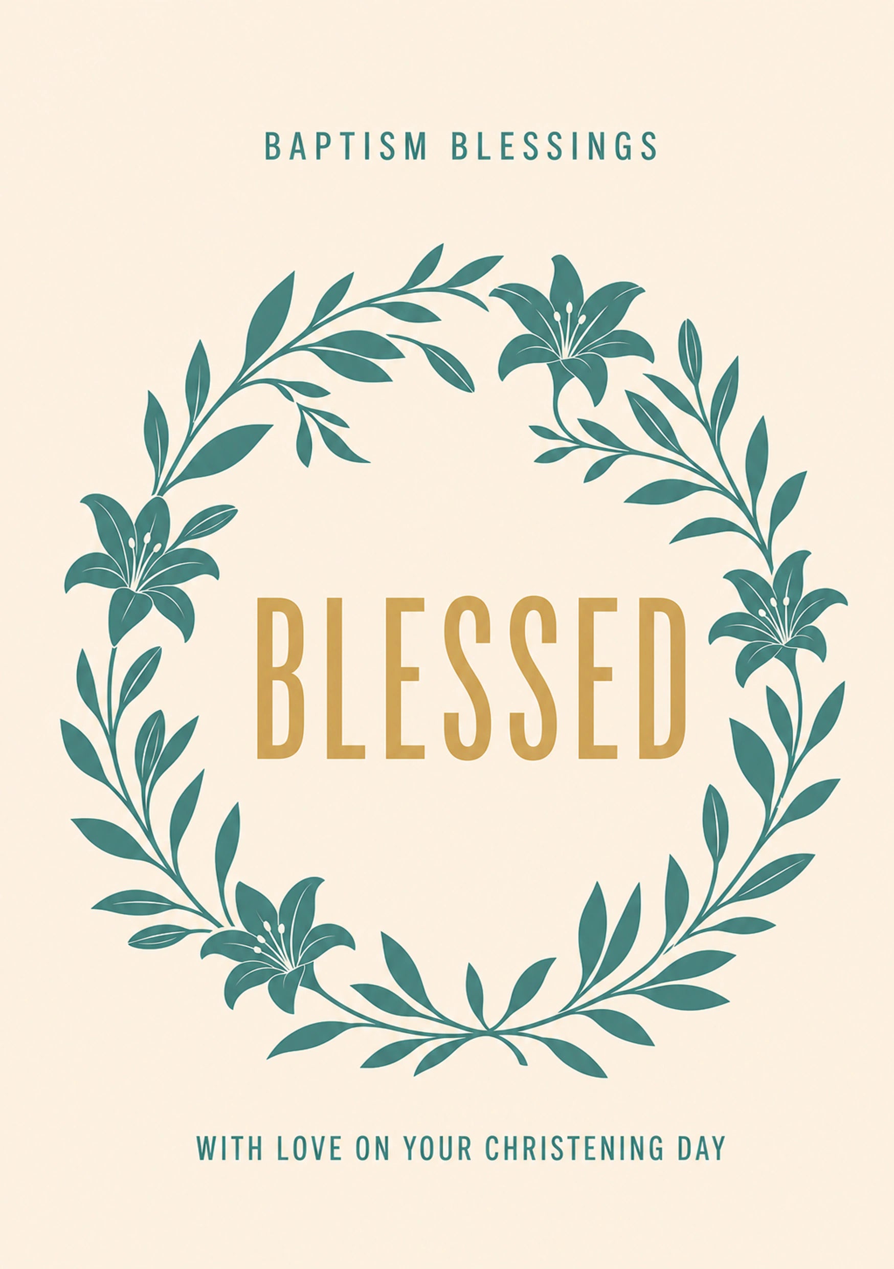 Christening - Personalised Card