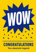 Load image into Gallery viewer, Congratulations - Personalised Card — with punch holes
