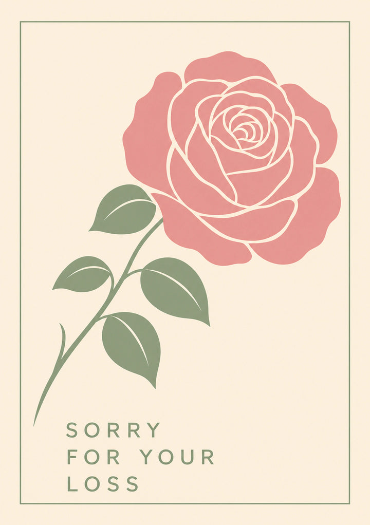 Sympathy - Personalised Card