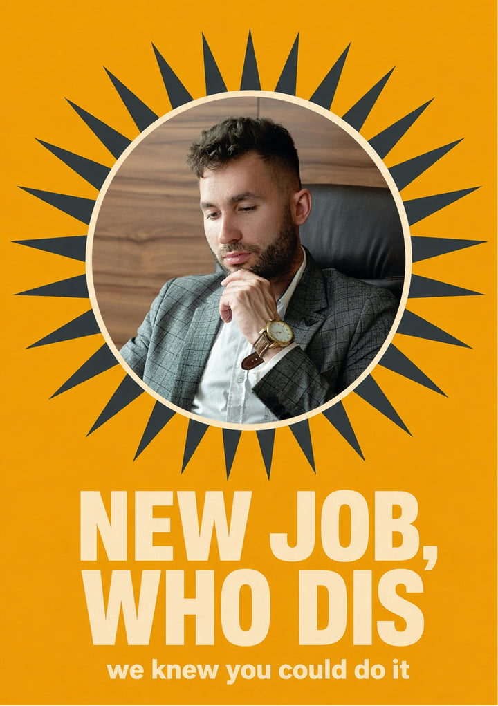 New Job - Personalised Card