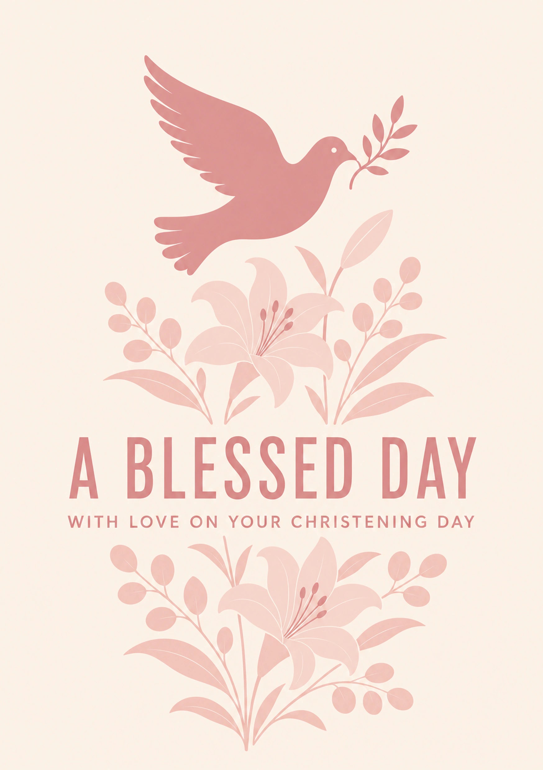 Christening - Personalised Card