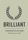 Load image into Gallery viewer, Congratulations - Personalised Card — with punch holes
