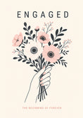 Load image into Gallery viewer, Engagement - Personalised Card — with punch holes
