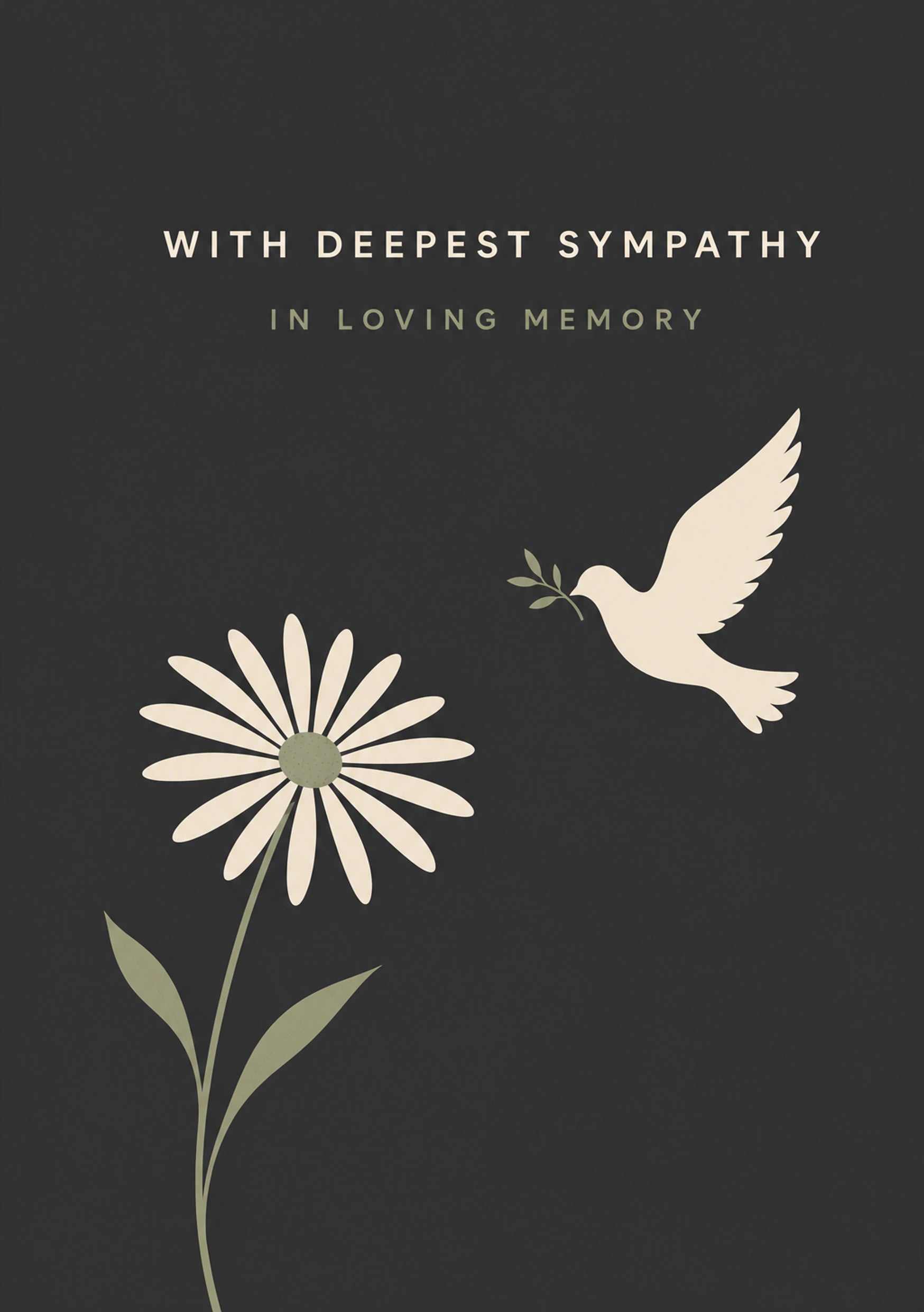 Sympathy - Personalised Card