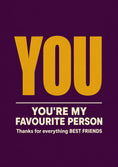 Load image into Gallery viewer, Friendship - Personalised Card — with punch holes
