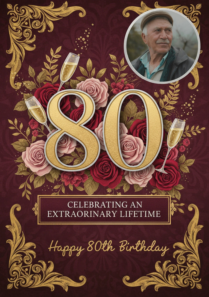 Birthdays - Personalised card