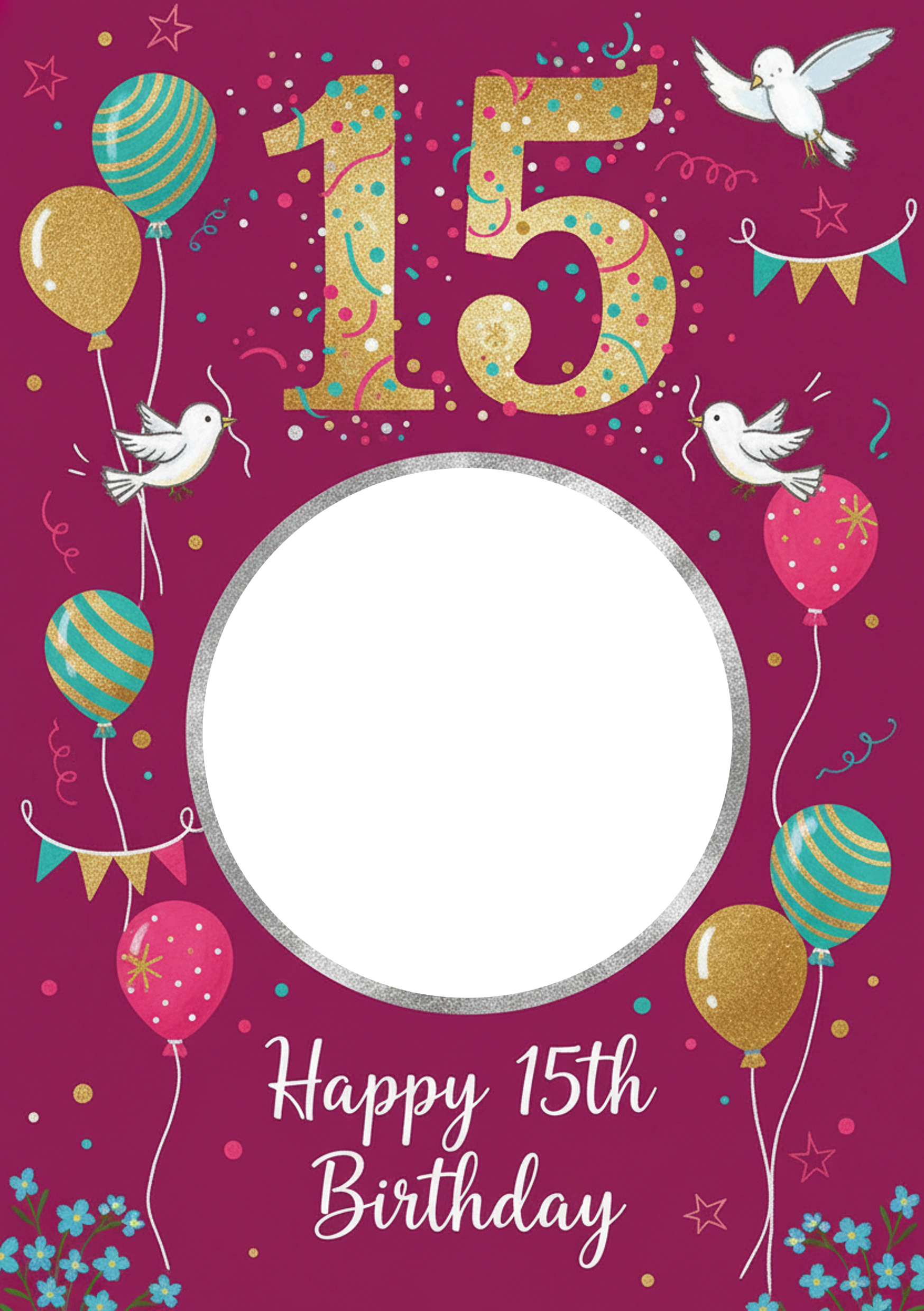 Sparkle And Shine - Custom Card — blank frame