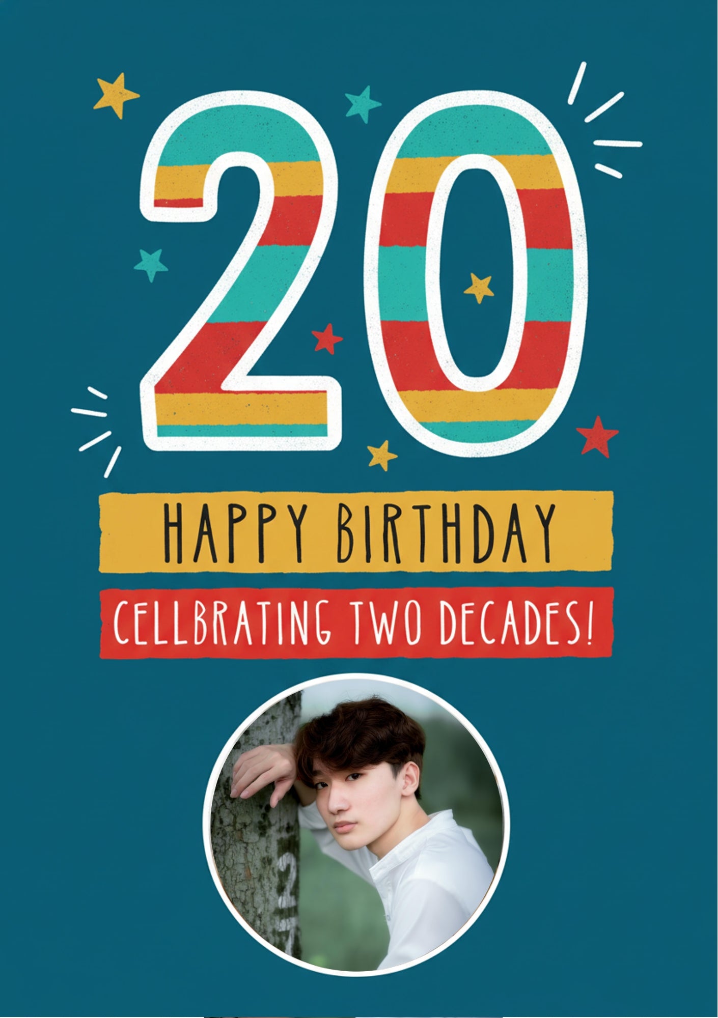 Birthdays - Personalised card