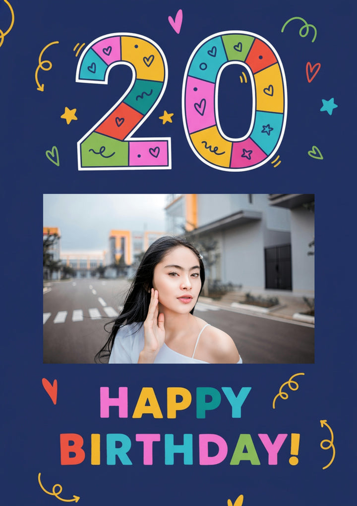 Birthdays - Personalised card