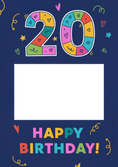 Load image into Gallery viewer, Celebrating You Today - Custom Card — blank frame
