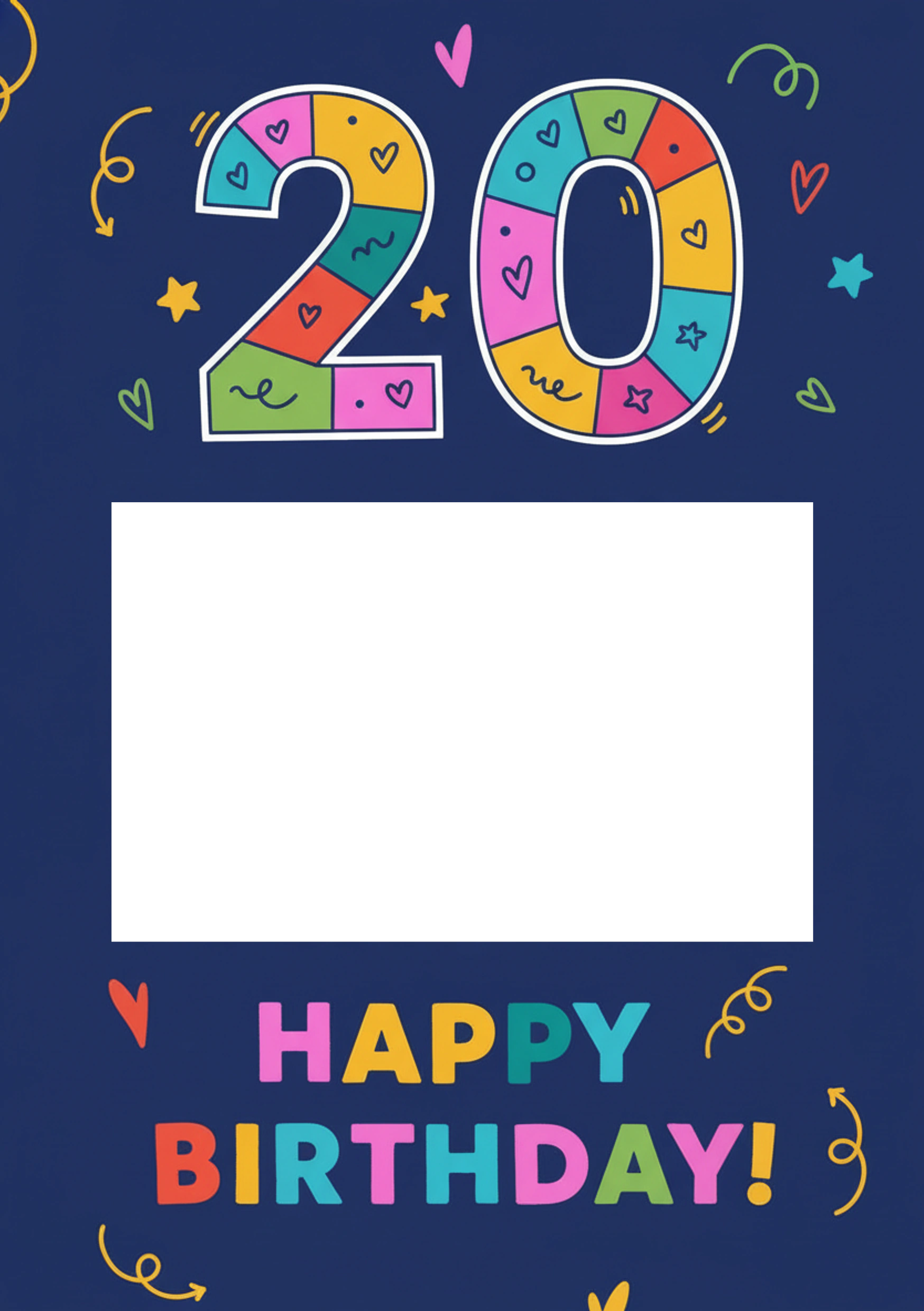 Celebrating You Today - Custom Card — blank frame