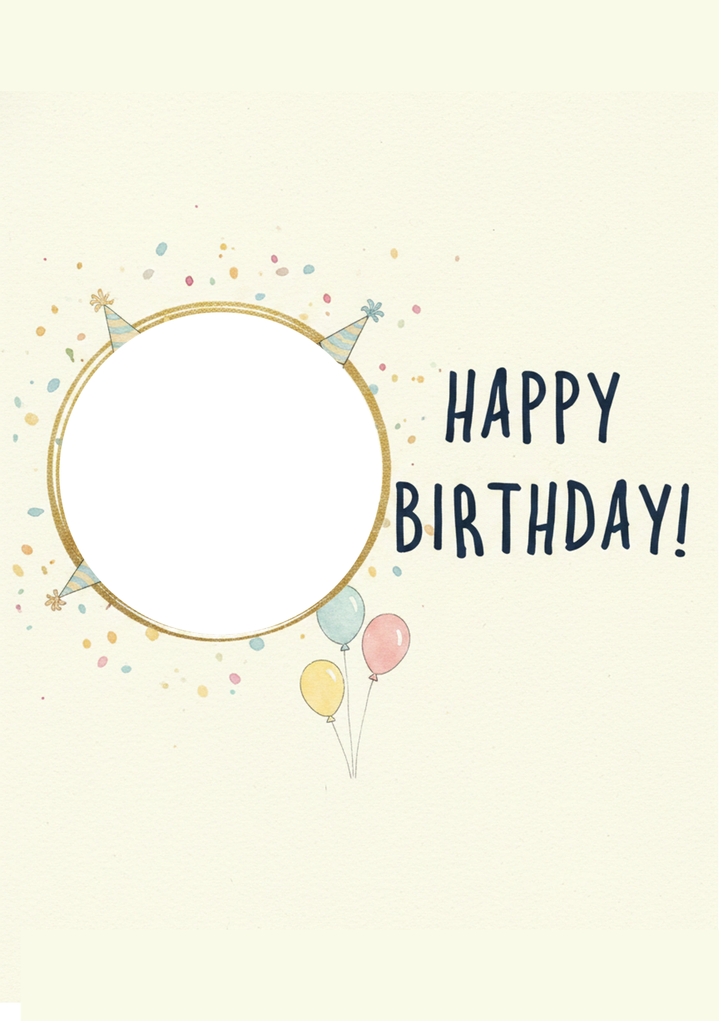 Birthdays - Personalised card