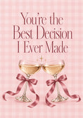Load image into Gallery viewer, Champagne Toast Best Decision Valentine's Day Card for Wife
