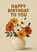 Load image into Gallery viewer, Birthdays - Personalised Card — with punch holes
