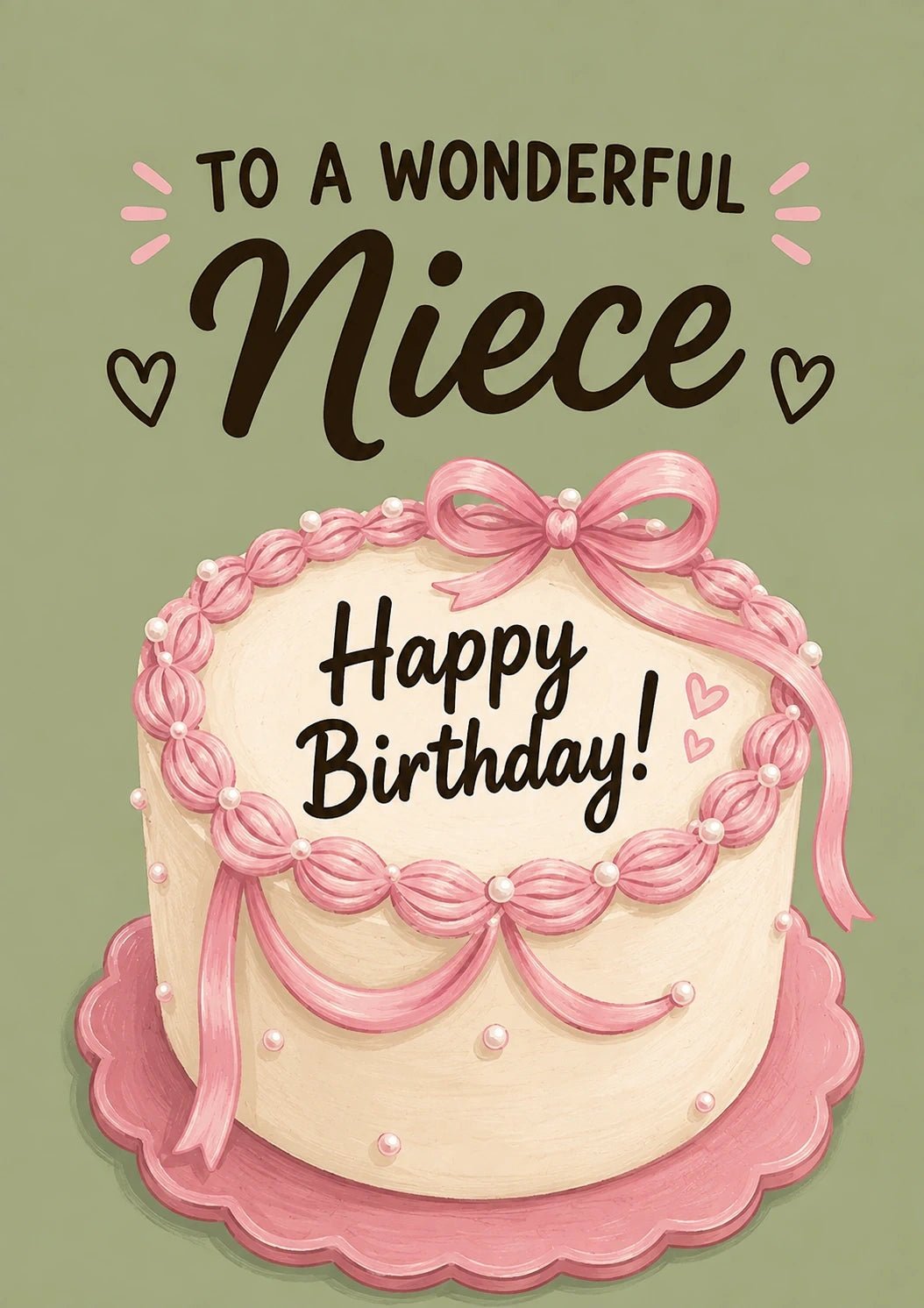 Birthdays - Personalised Card — with punch holes