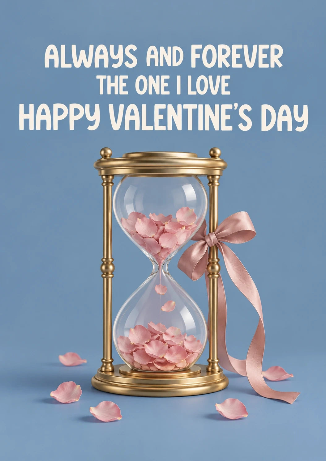 Valentine's day - Personalised Card — with punch holes