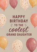 Load image into Gallery viewer, Birthdays - Personalised Card — with punch holes
