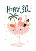 Load image into Gallery viewer, Birthdays - Personalised Card — with punch holes
