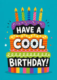 Load image into Gallery viewer, Birthdays - Personalised Card — with punch holes
