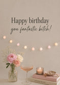 Load image into Gallery viewer, Birthdays - Personalised Card — with punch holes
