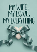 Load image into Gallery viewer, Valentine's day - Personalised Card — with punch holes
