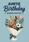 Load image into Gallery viewer, Auntie Floral Bouquet 85th Birthday Card for Her
