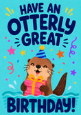 Load image into Gallery viewer, Birthdays - Personalised Card — with punch holes
